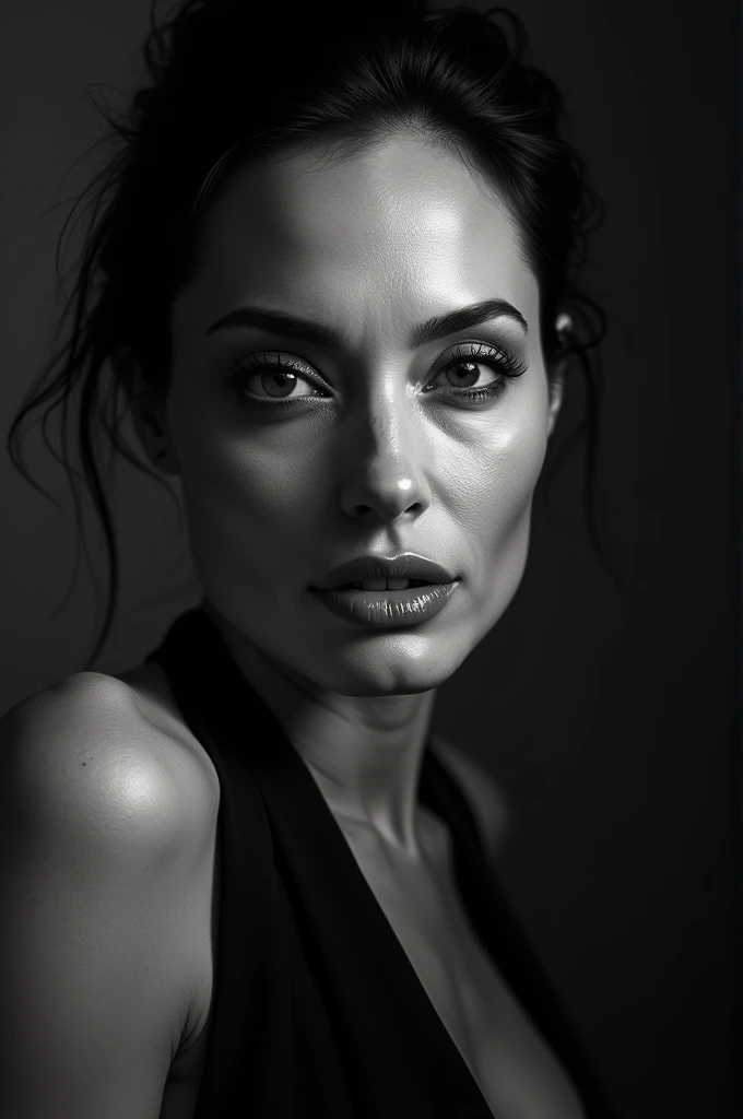 Angelina jolie black