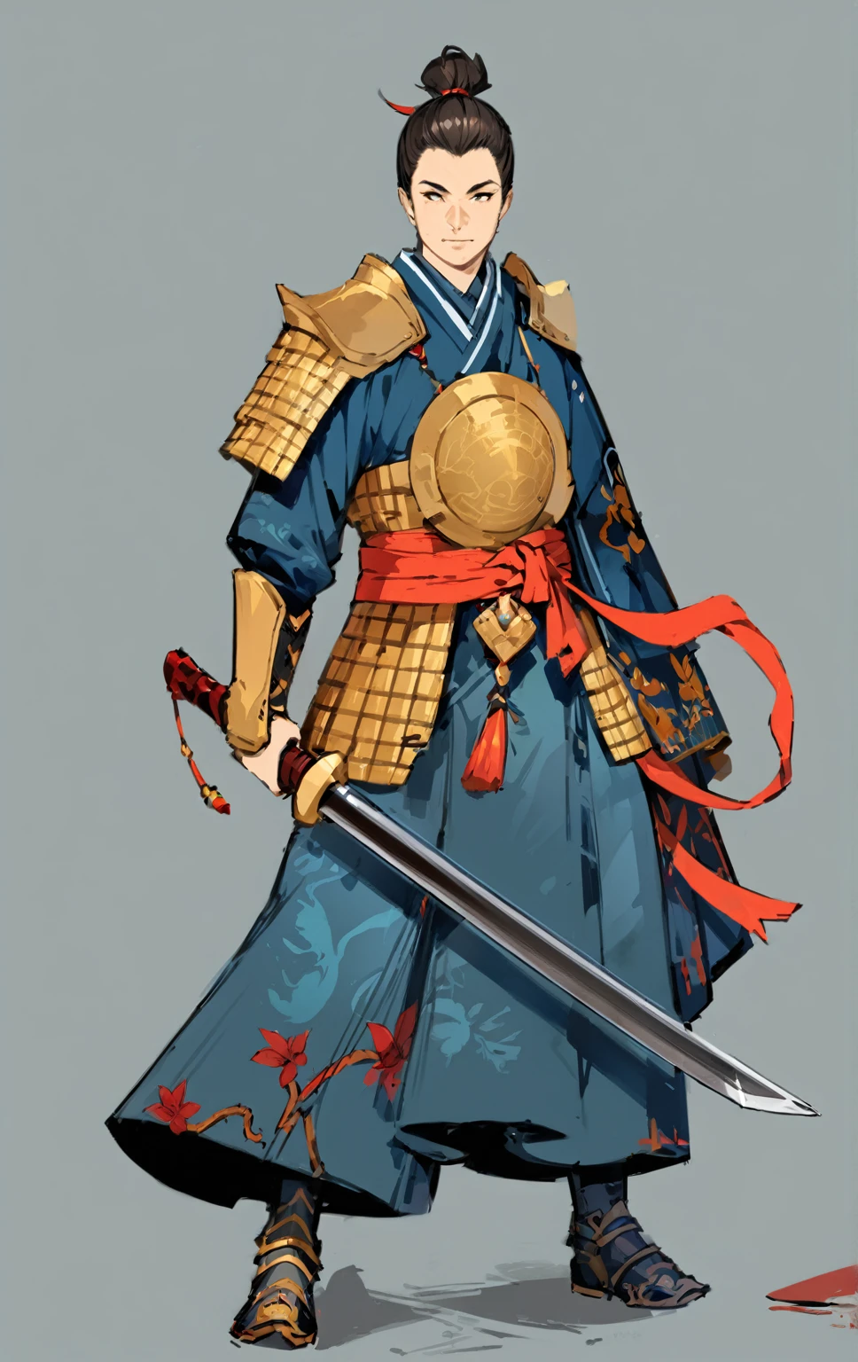 Full-length concept art is required., legs, whole height, for MMORPG, digital painting
