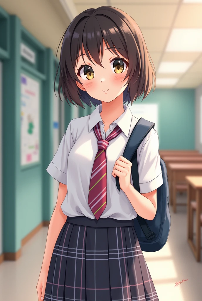 A high school student who looks like Ayami Nakajo