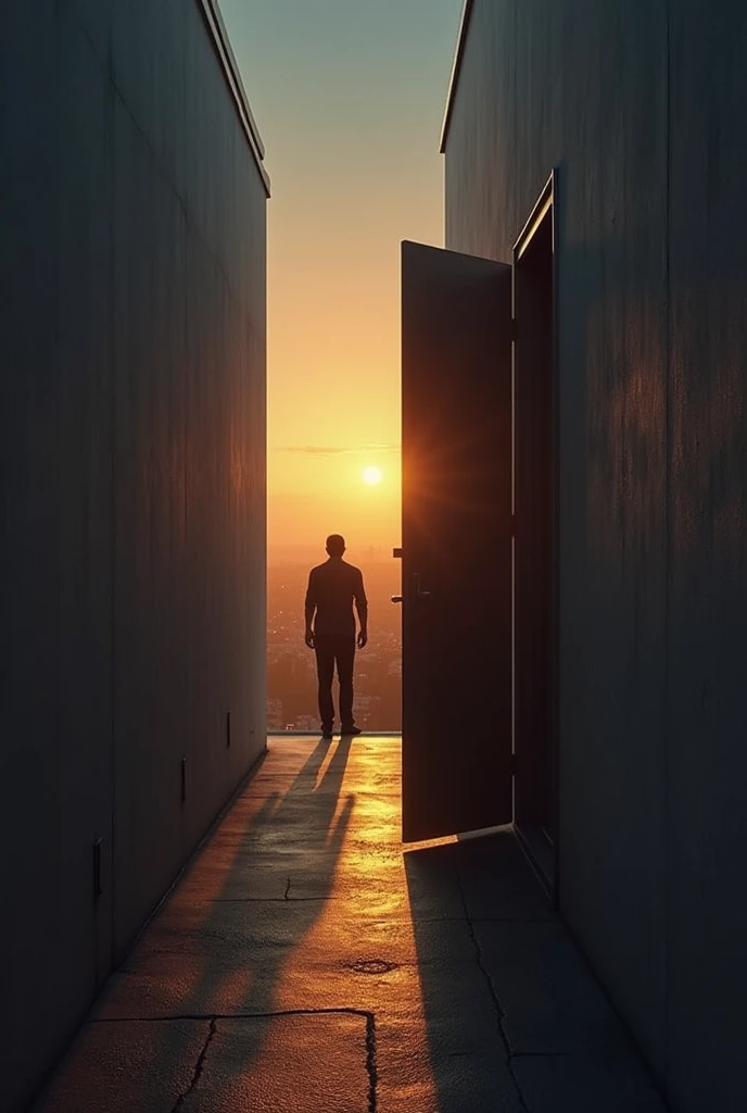 Man coming home from work and another man waiting for him standing angry