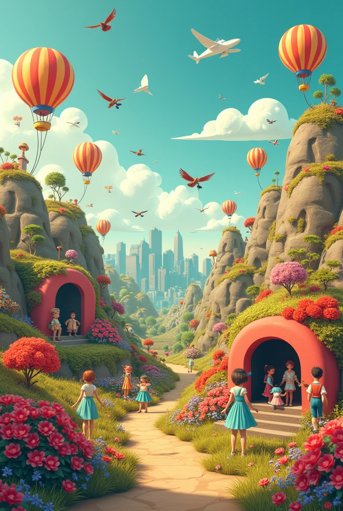 Make an image with music articles, movies and cartoons, withouth People, in landscape orientation