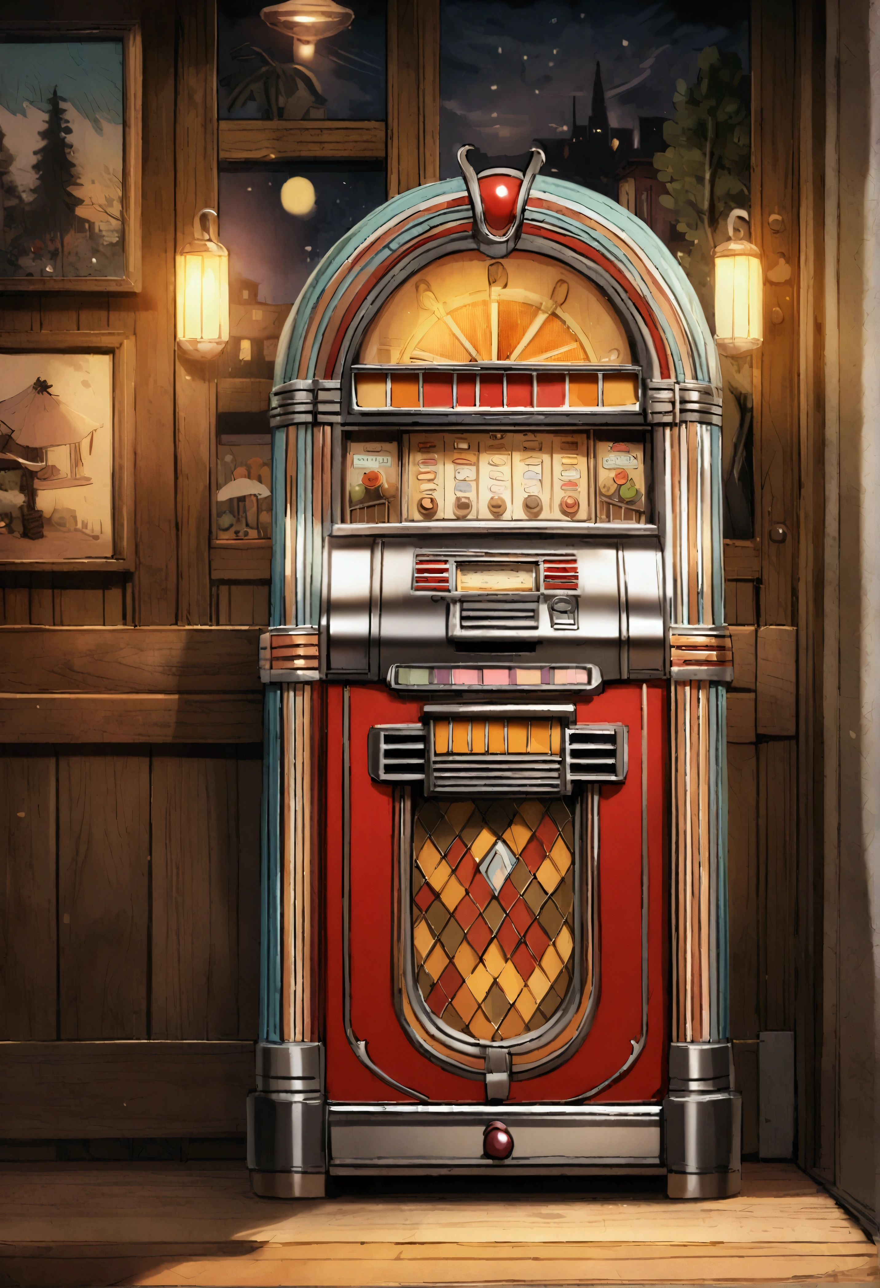 JUKEBOX,wood,nostalgic