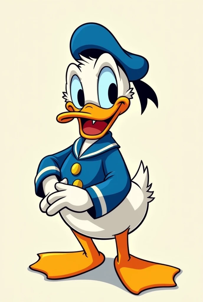 Donald duck without hat