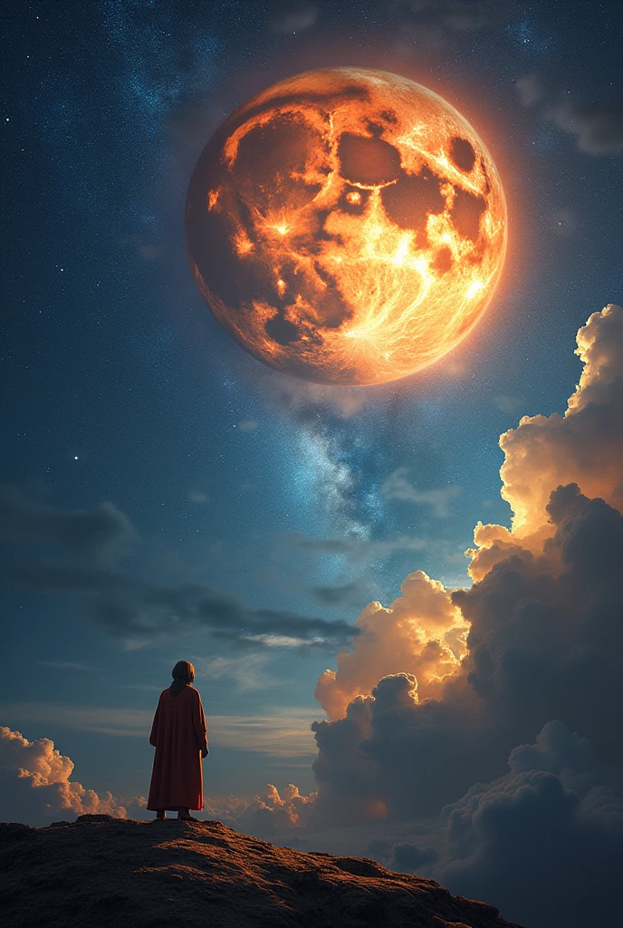 God creating the universe