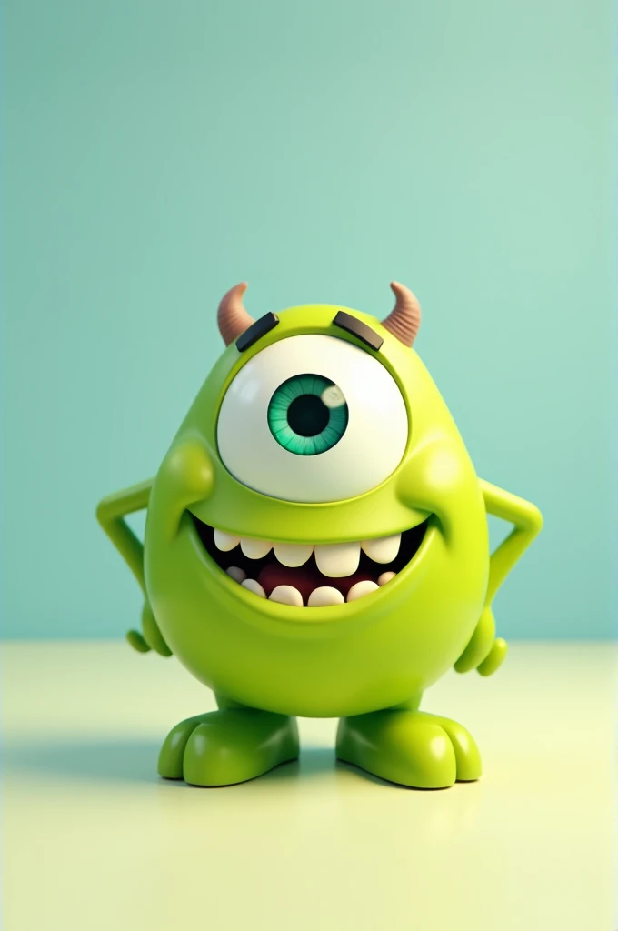 A cute with Mike animated logo