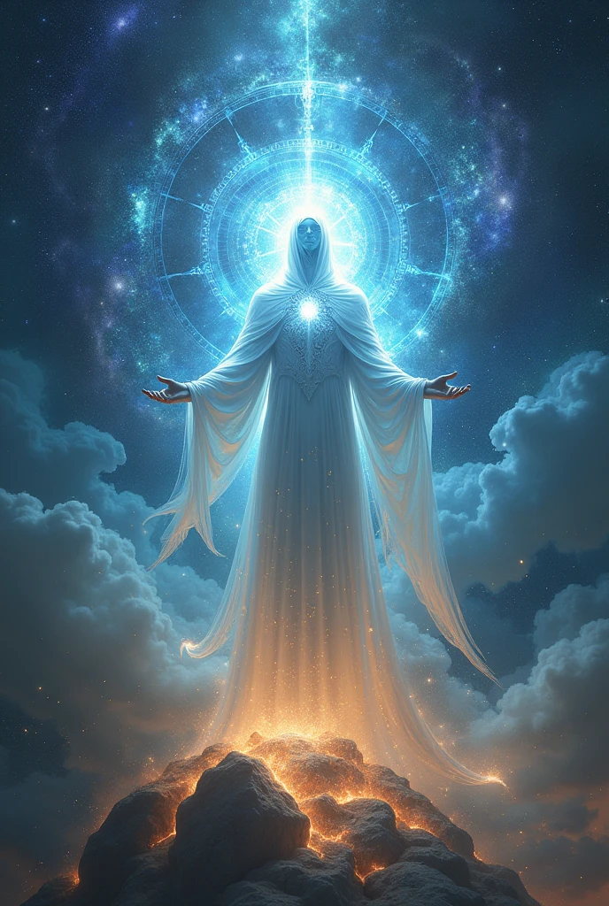 A supreme being with an astral body that uses divine powers