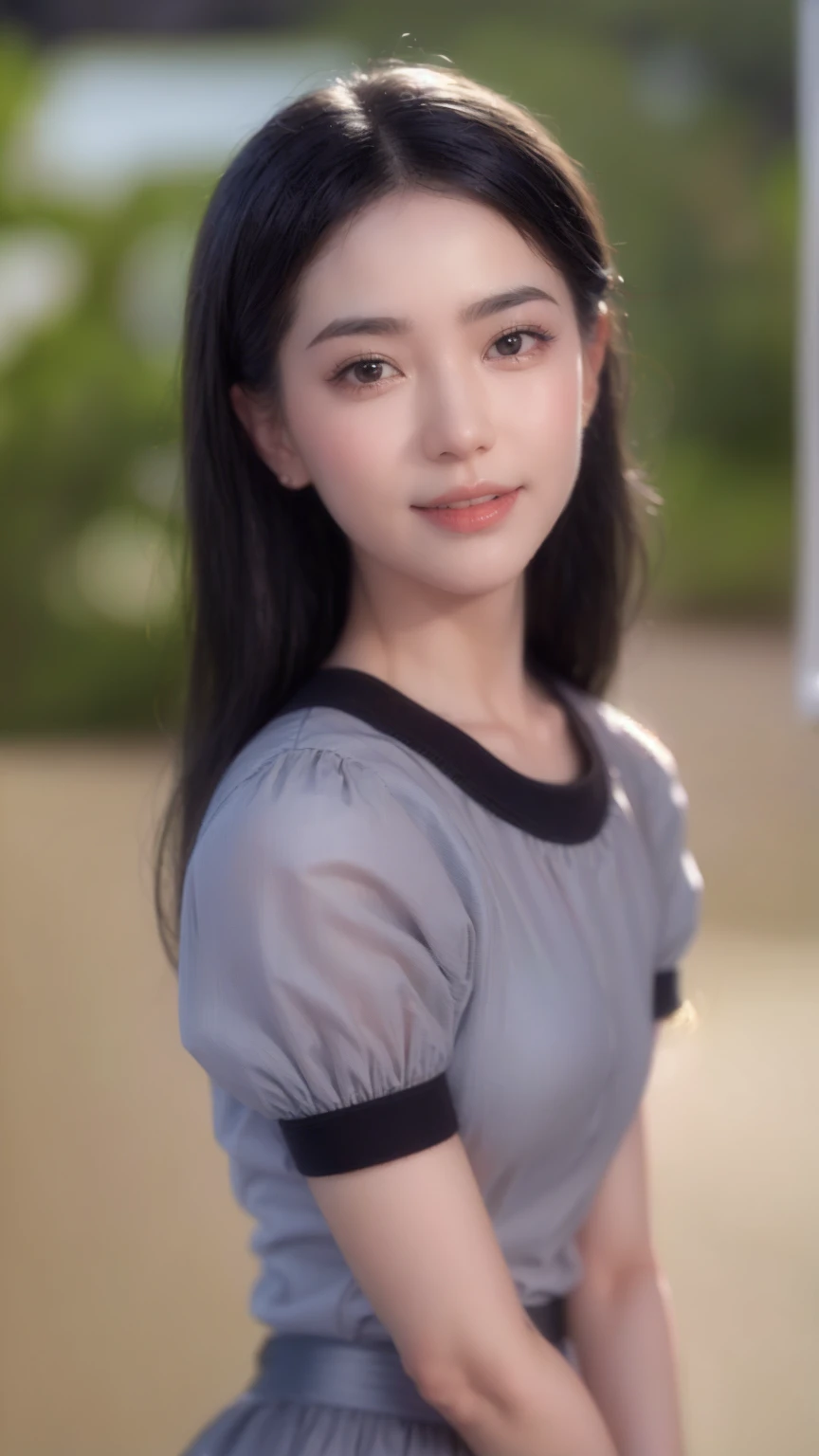 ((Highest quality, 8k, Ultra-high resolution)), ((masterpiece: 1.3)), (Perfect appearance), (Photorealism: 1.6), (JMA), (Who), (Portrait of a mature Japanese woman), (Blurred Background: 1.8), (Bedroom with large windows), (The morning sun is shining through the window), ((Look here)), ((Realistic skin texture)), (Fine wrinkles appear all over the skin, Dullness, Unmoisturized skin, Wrinkles around the eyes, double eyelid, Lower eyelid tear sulcus, Dimples, (corner of the eye), Thin eyebrows), Bulbous Nose, Slightly parted lips, Smiling Kindly, (Topless: 1.2), (Slimming body), (Small breasts), (Tight long skirt),
