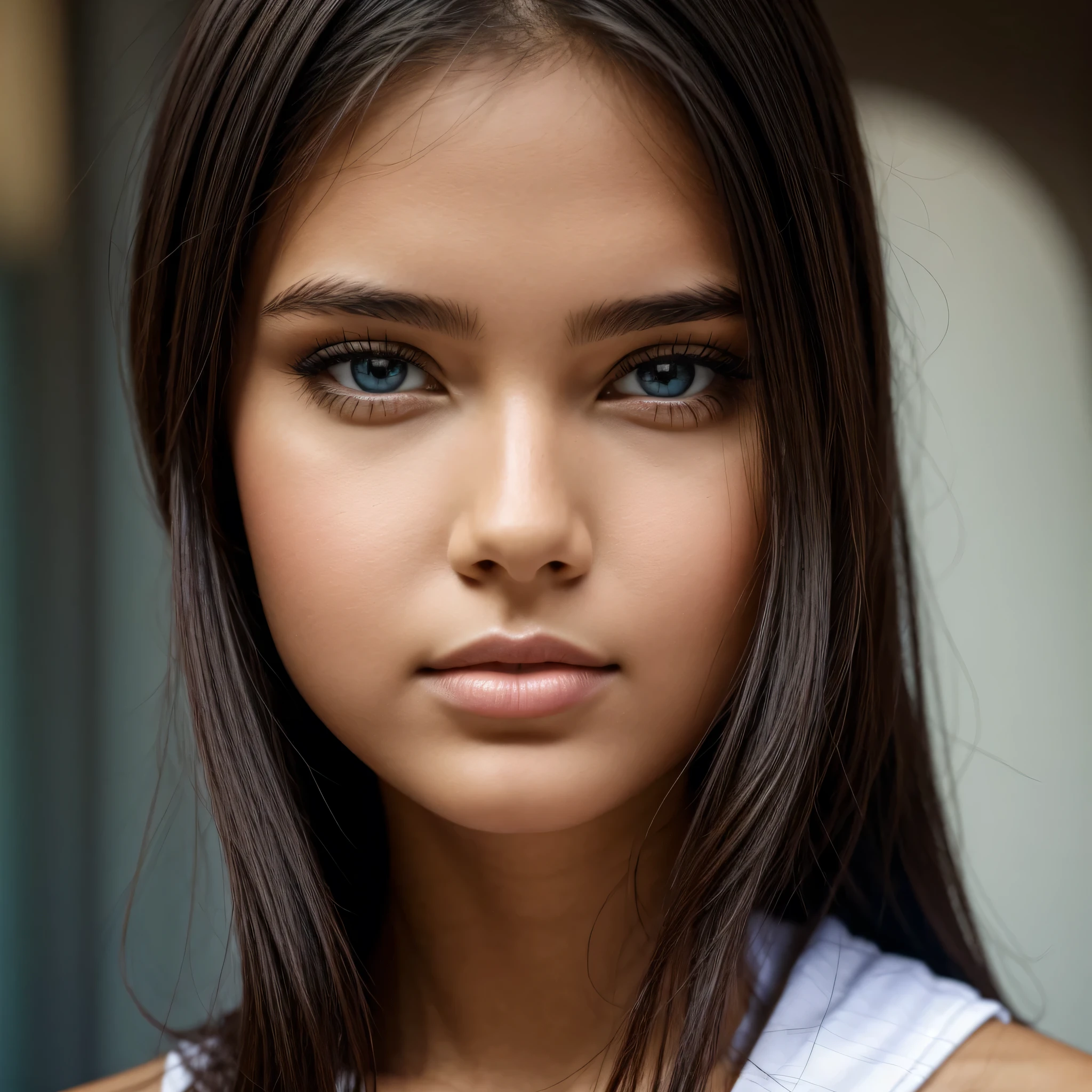 a pretty girl only face