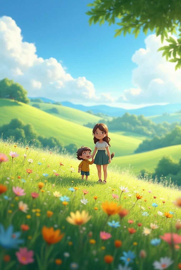 If I could meet you again on that flower-blooming hill