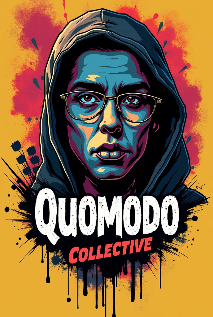 Logo of the team - Quomodo. The collective makes art hip-hop from the depths of the St. Petersburg ghetto