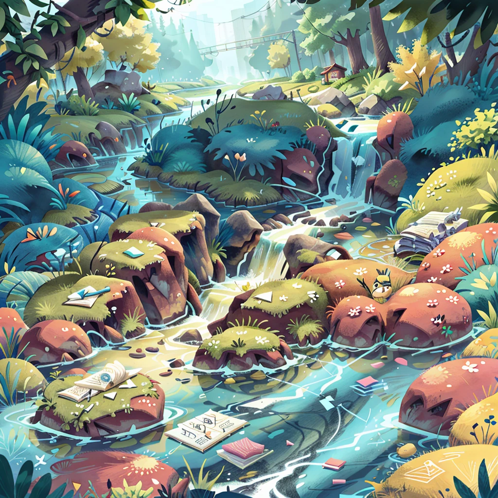 river of papers