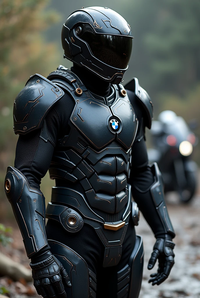 Make bmw brand to warrior suit