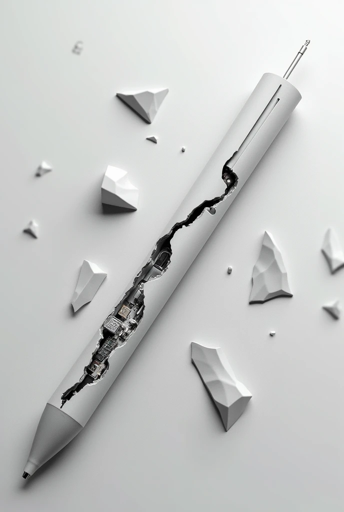 a broken apple pencil