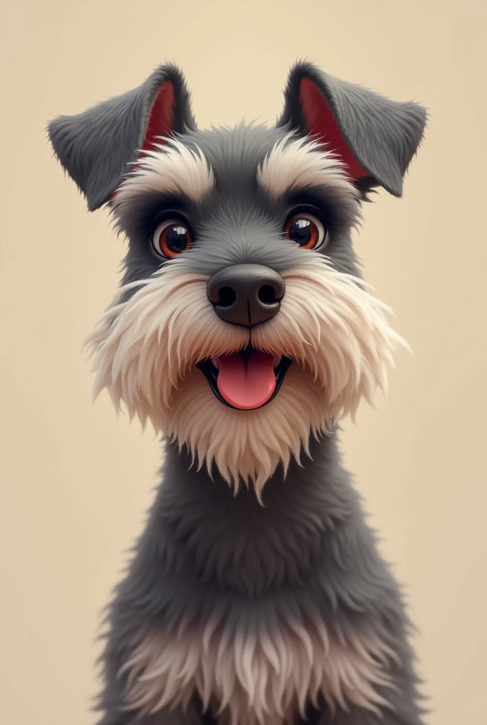 Miniature Schnauzer female,cute,Handsome,smile