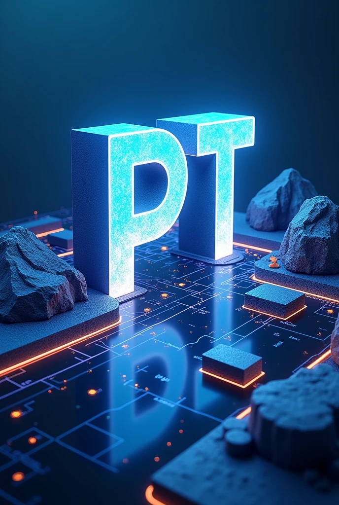 We have a competition we need to draw chart so we need Where do you envision our company ( Praveetech and Blue Pearl ) after 5 years ? With praveetech initials at the back avoid humans add some development so that we can represnt in chart on paper interabctive use generative ai