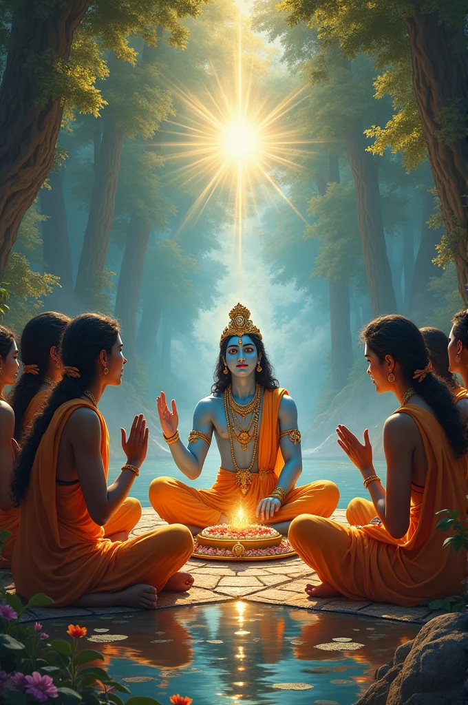 Bhagwaan Sri Krishna Advice to his students