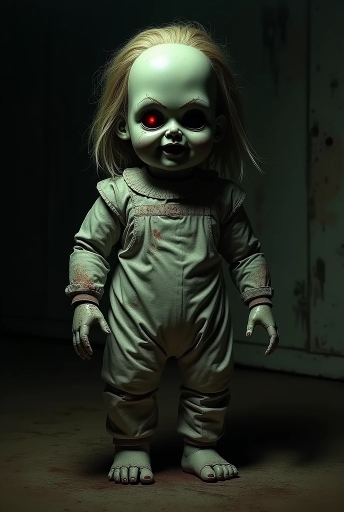 Horrible picture of Annabelle doll