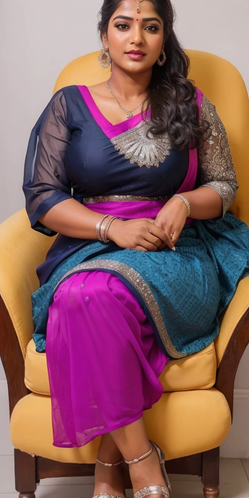 Day scene, full body photo of a plus sized 45 year old indian with a man from top view, (Masterpiece, Best Quality, High Resolution), office Background, (cum Splash on her breasts and nipples, cum Splash on her face, Splash of cum, cum Splash on her blouse, cum Splash on her eys), Sweet 25 year old South indian women sitting on her knees in a crowded party hall with a man, hour glass body red lips, silver colour silky gown, lightly makeup,ultra realistic, realistic, look at viewer (cinematic:1.3), intricate details,