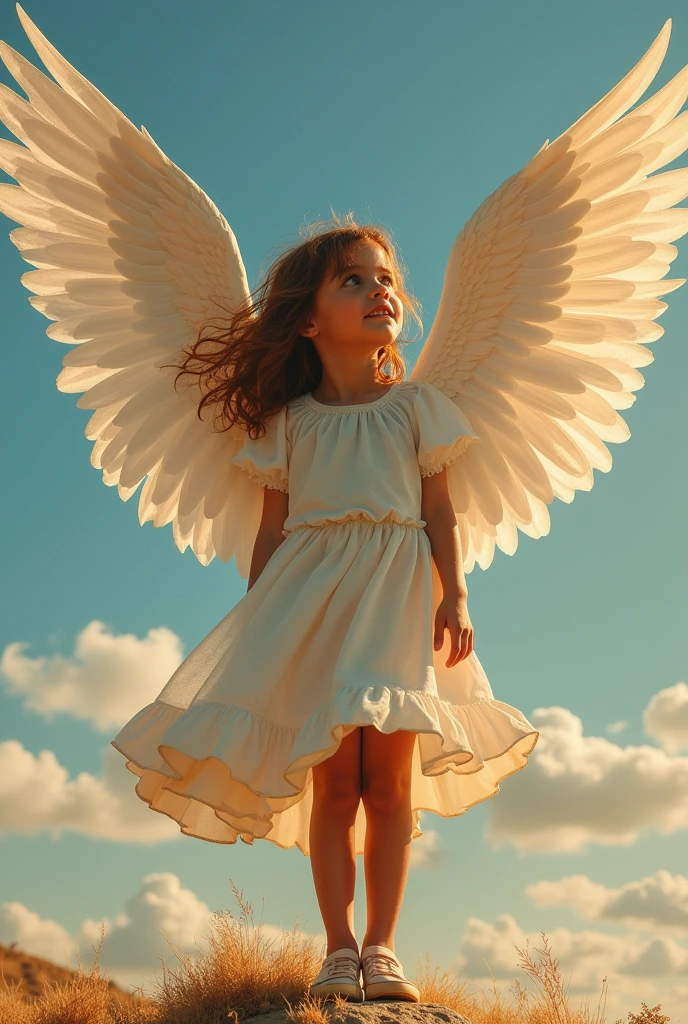 Girl with wings