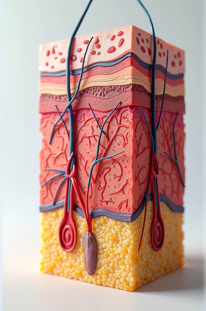 layer of skin cross section