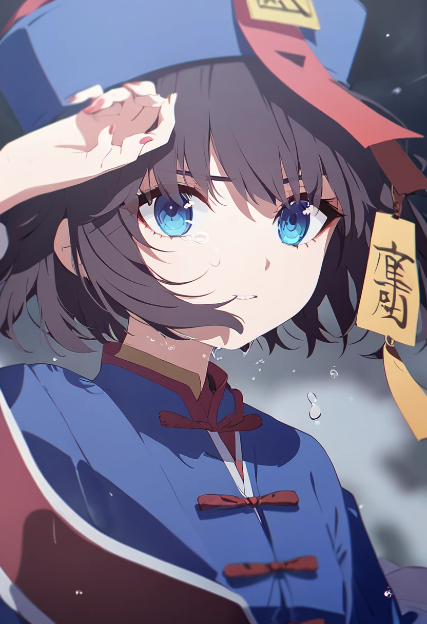 Jiangshi,beautiful girl,Watery eye,high quality,Anime Color