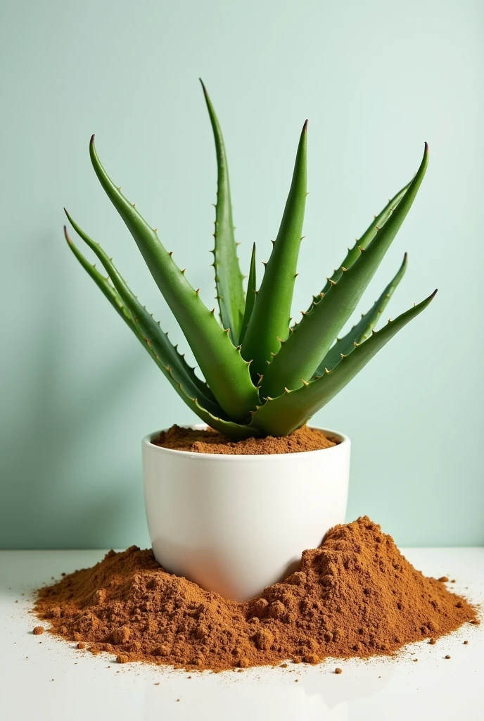 Material for repotting  aloe vera plant
Vase 
Potting mix 
