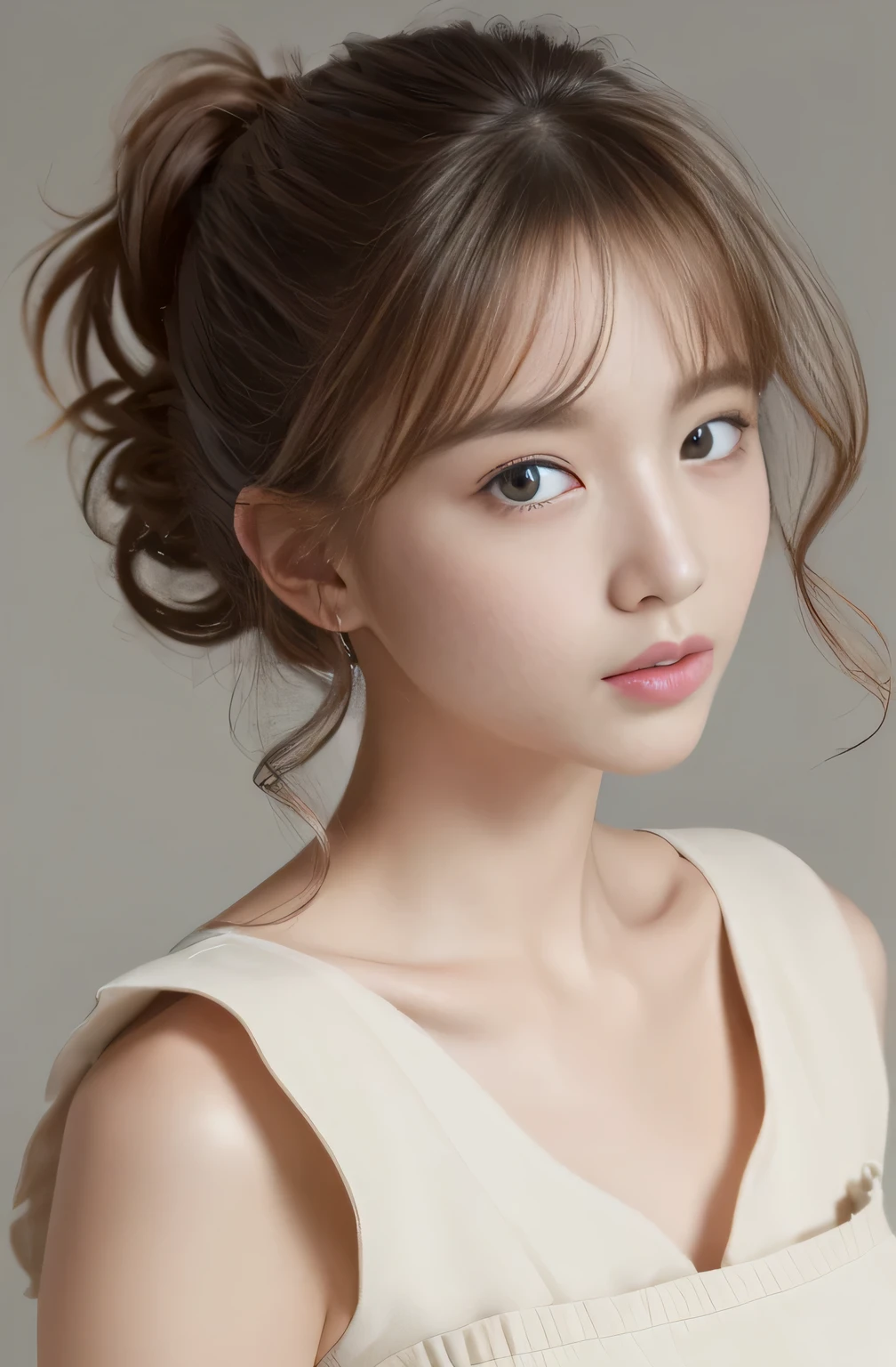 ((Highest quality、in 8K、masterpiece:1.3))、Messy Hairstyle