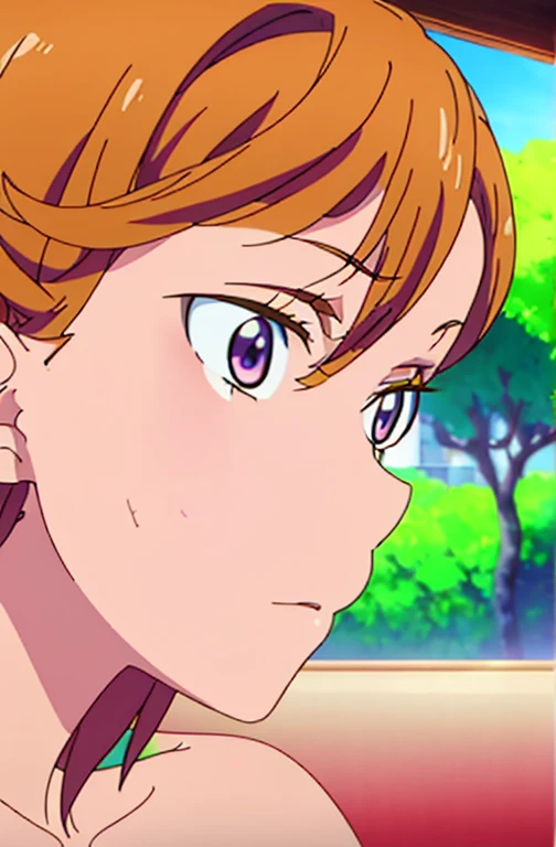 Highest quality, masterpiece, High resolution, alone, Misaka Mikoto,(Glaring Eyes),(Large Breasts),(big_areola),Pussy,mansuji,Completely naked,(whole body),Evening sky_background,Young Girl,Anime Style, Highest quality, 4K, masterpiece,, alone, 1,whole body,looking at the camera, Shinkai Makoto style, (red_yellow‗_coat)Sharp Eyes,(Full Finger), (Accurate fingertips), (The finer details), (Anatomically correct), (Movie background), Hyper Detail, (Subtle details), (Intricate details),