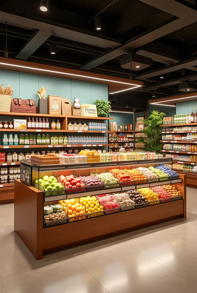Good displays in a super market 