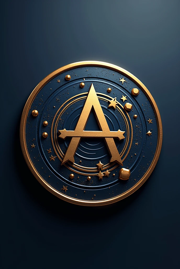 Create an astrazon logo that best represents lifestyle, achievements, evolution, wealth. This same logo on a multi-million dollar company