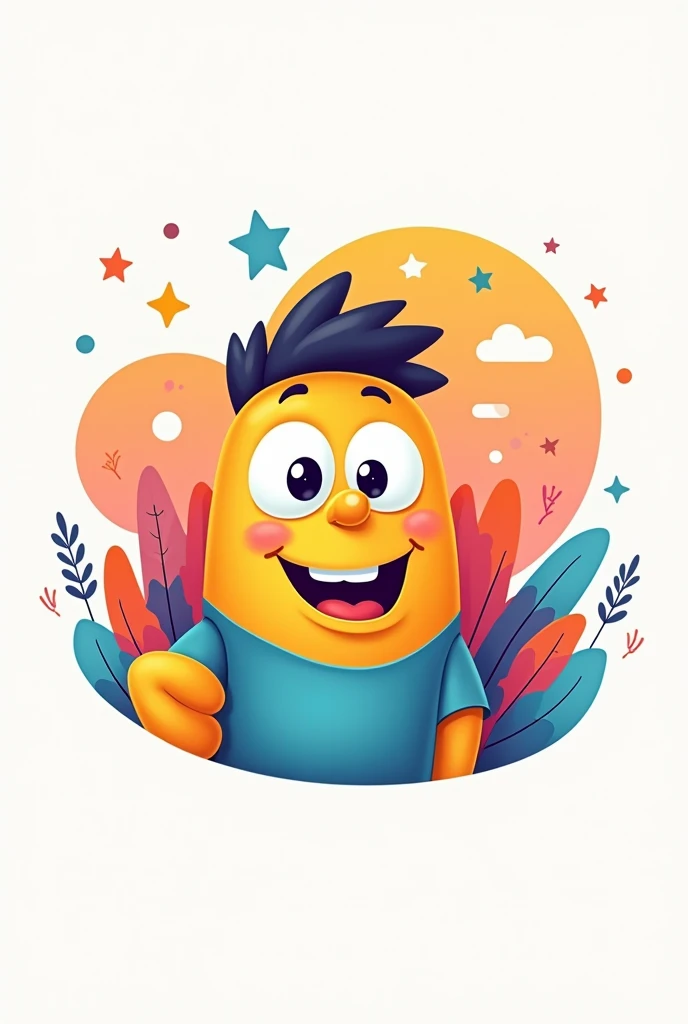 Logo for new ed tech company name educo
In Disney pixar style