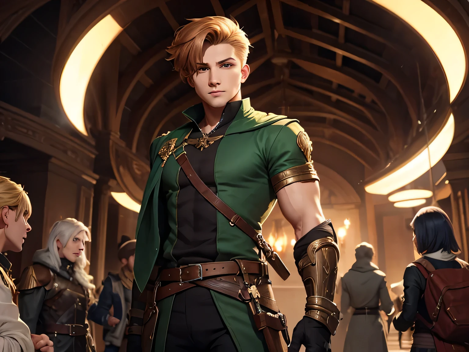 Gooseberry, humanization, male RPG character