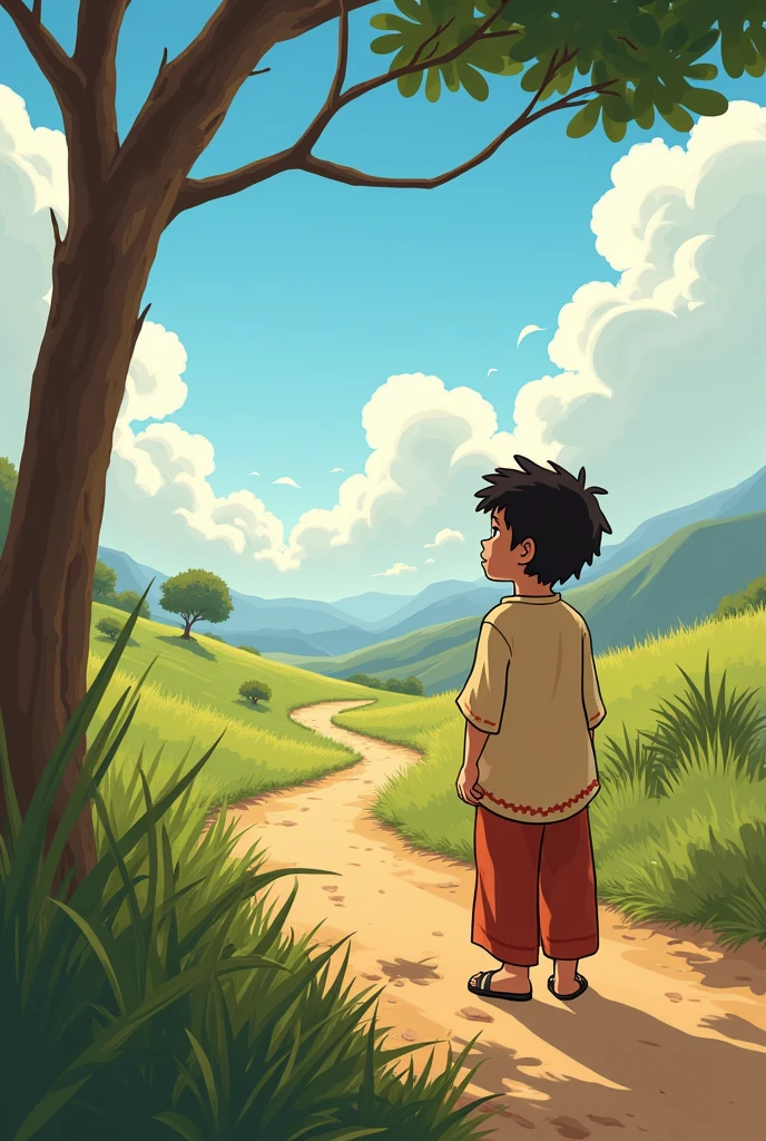 1. There was a poor boy named Umar who had nothing—no money, no land, and no special skills.
2. He lived in a small village and worked day and night, but his situation never improved.
3. The only thing Umar had was his unwavering faith in Allah.
4. He always prayed, asked for Allah's help, and believed that one day Allah would reward his hard work.
5. One day, an elderly man came to the village and gave a sermon on the importance of prayer and patience.
6. The elderly man said that Allah never lets anyone's hard work go to waste, and those who ask with patience and faith are always rewarded.
7. Umar's faith grew stronger after hearing this and he began to work even harder.
8. A few days later, Umar came across a piece of land that no one else wanted and bought it for a small amount.
9. Umar started farming on the land, and with Allah's help, his crops flourished.
10. Over time, Umar became wealthy and never forgot to thank Allah for his blessings.
11. Even after becoming rich, Umar continued to help others in his village, becoming a role model for faith and patience.