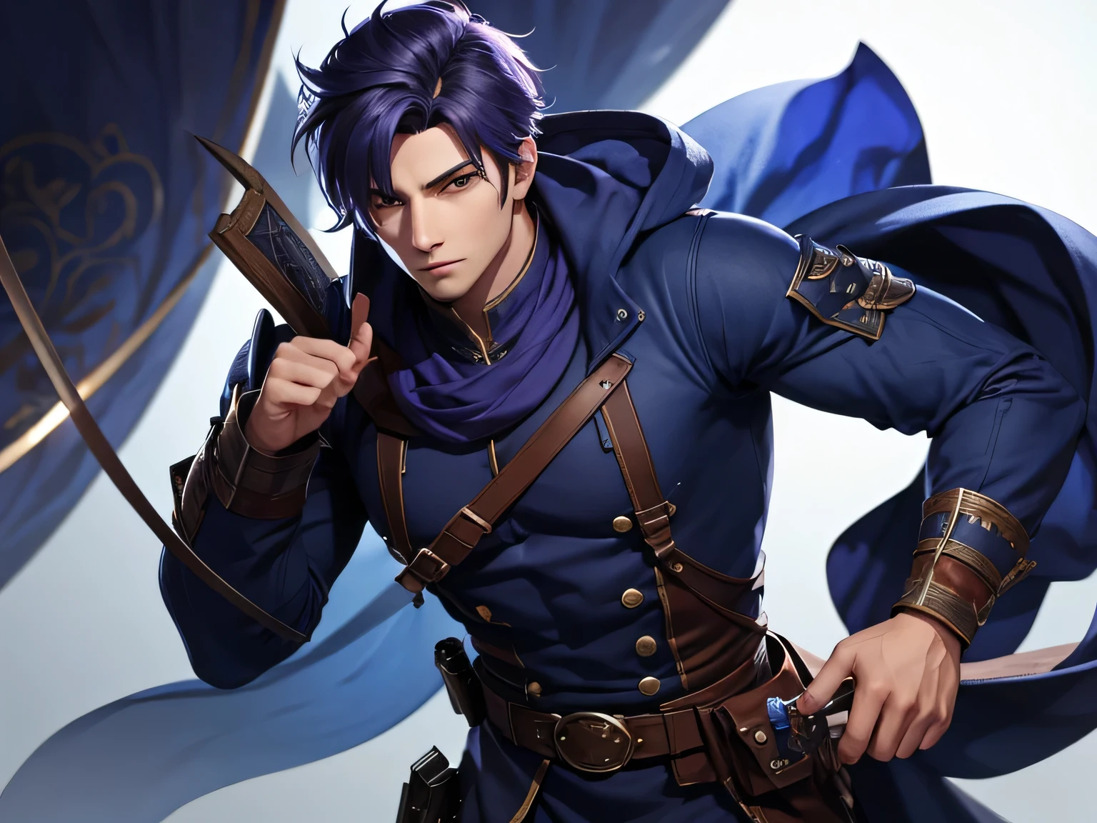 Blueberry, humanization, male RPG character