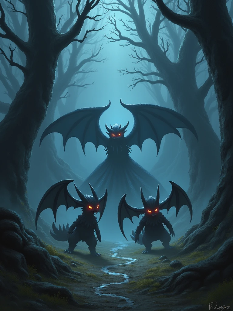 dark fantasy, pokemon