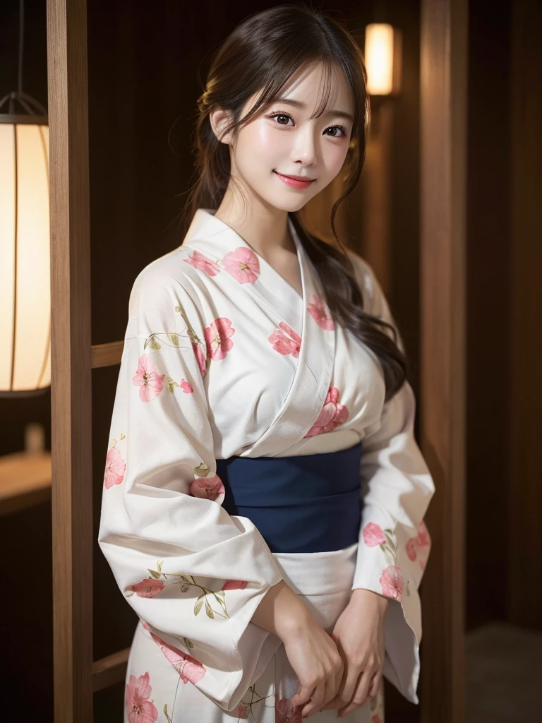 (Wearing a beautiful yukata)、Masterpiece:1.5、Highest quality:1.5、Beautiful Japanese、Beautiful detailsまinこだわった目、Highest quality, 超High resolution, (reality:1.2), Cinema Lighting、(Beautiful Japanese Women:18-year-old)、 Beautiful Face、Beautiful Skin、(Looking at the audience)、(Surreal)、(High resolution)、(8k)、(Very detailed)、(Beautiful details)、(Very detailed)、 (wallpaper)、Detailed face、Bright lighting、Professional Lighting、smile,
vfin3