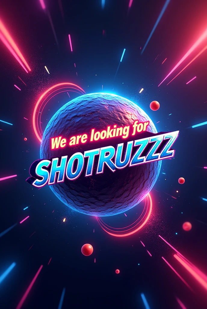 Make a facebook cover picture. This will be like a banner where it is written "We are looking for Shotruzzz"