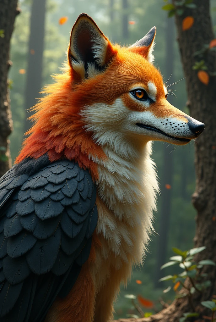 Woodpecker wolf in profile picture