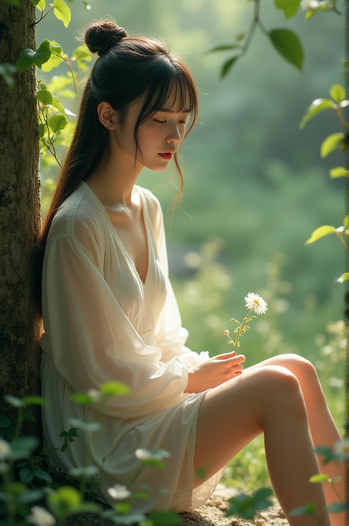 Japanese、Young woman's legs