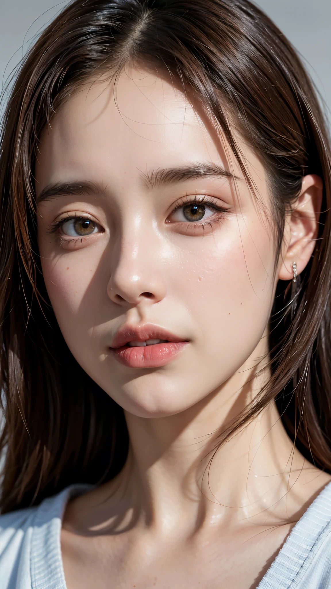 Highest quality, masterpiece, Ultra-high resolution,8k, (Realistic:1.6), (Close-up portrait:1.4) RAW Photos,((Uniqlo's cherry blossom bra top and pleated mini skirt)),((Nipples seem to be visible)),((Full body photo)),1 person,Omotesando,A slim 26-year-old adult woman,(Full of smiles, )) ,((Ponytail and hair tie)),((New Era Cap)),((Looking up at the audience)),Face Focus:1.4,((Photographed from above with a fisheye lens:1.4)),