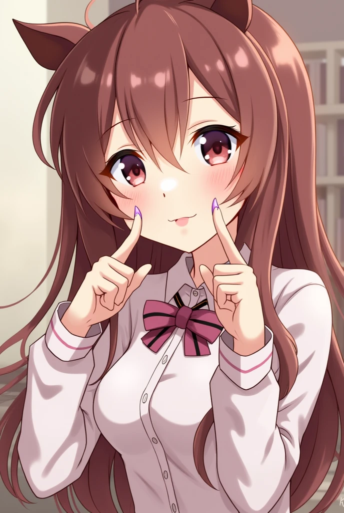 Anime girl fingering