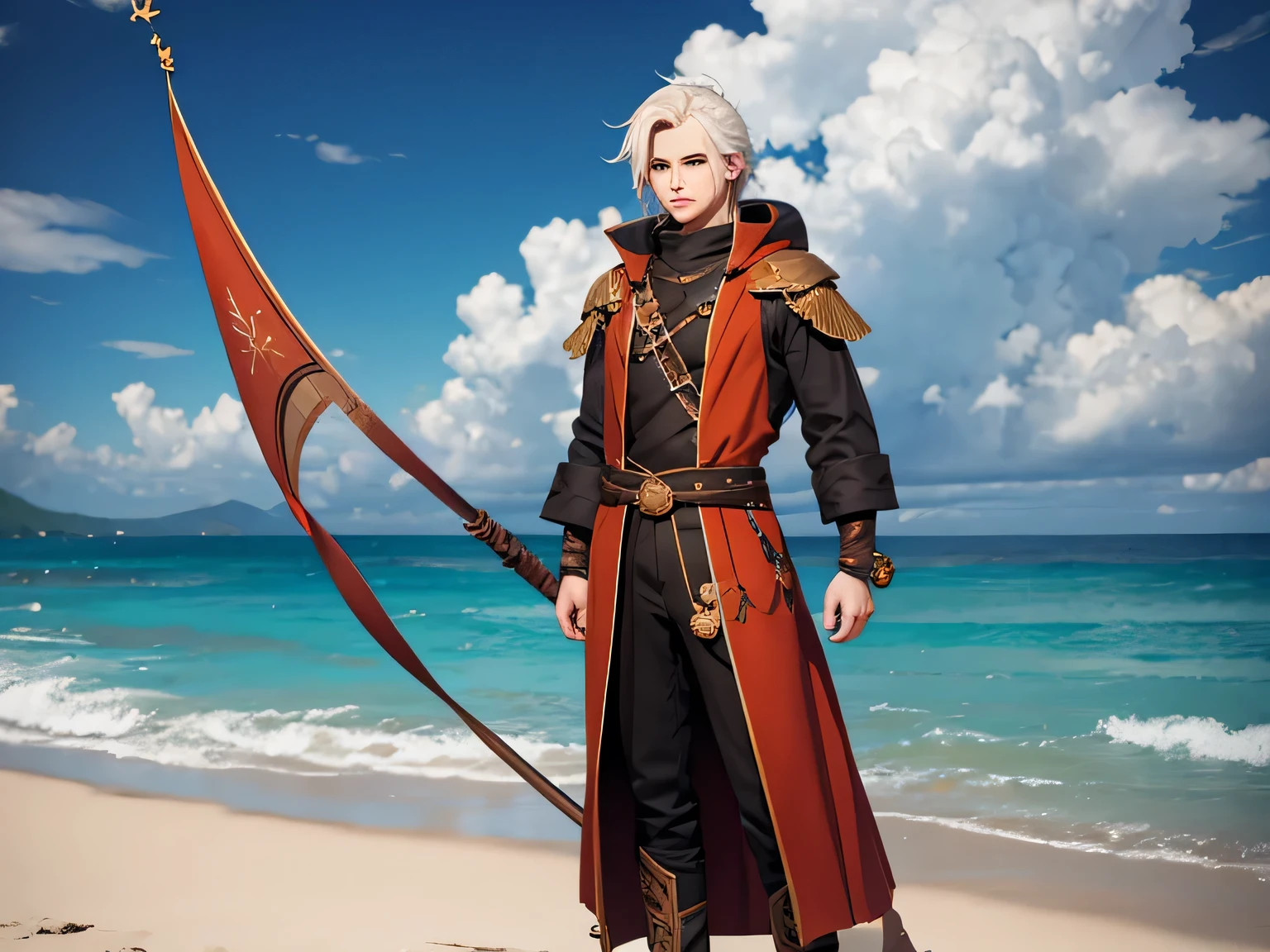 Sea ​​buckthorn,  humanization, RPG character