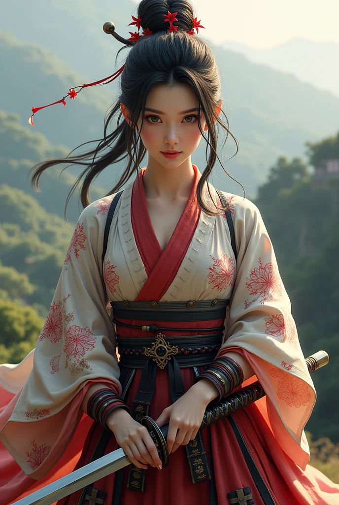 Samurai girl who looks like Sakurai Sho