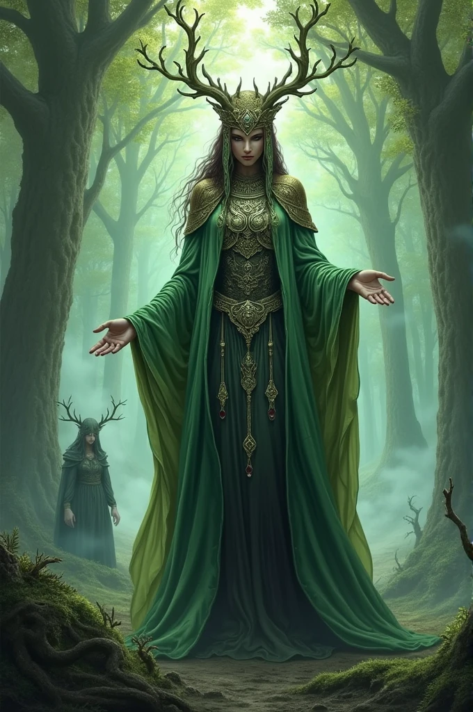 Fantasy book cover name slave druid queens