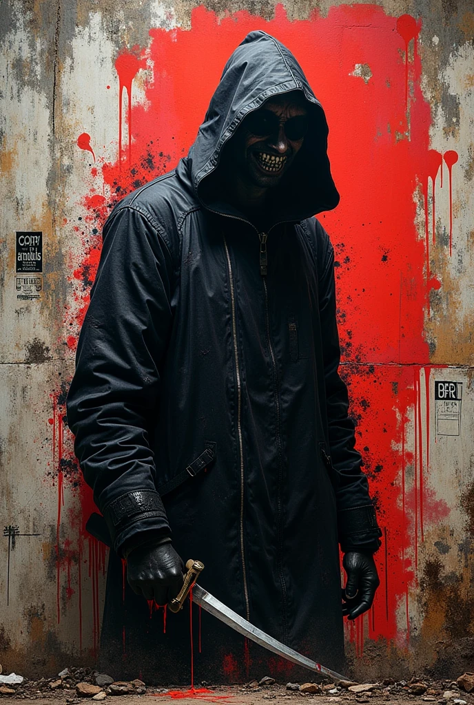 Dark graffiti art design