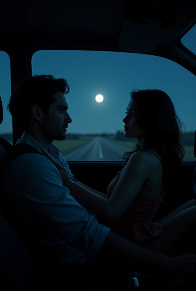 Night drive with her