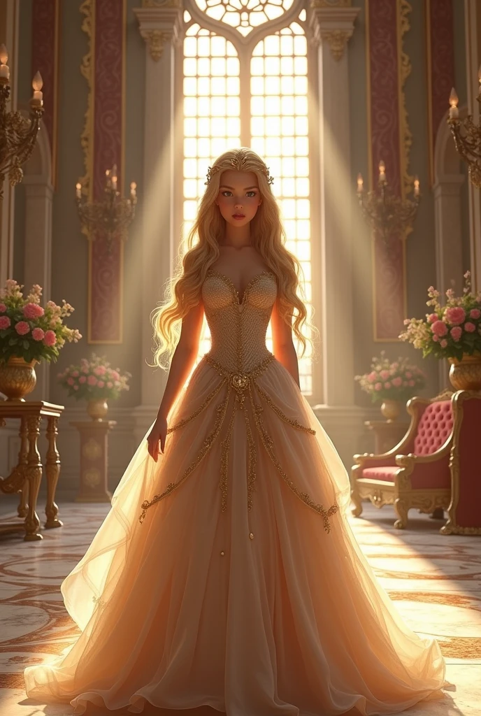 A princess in her castle