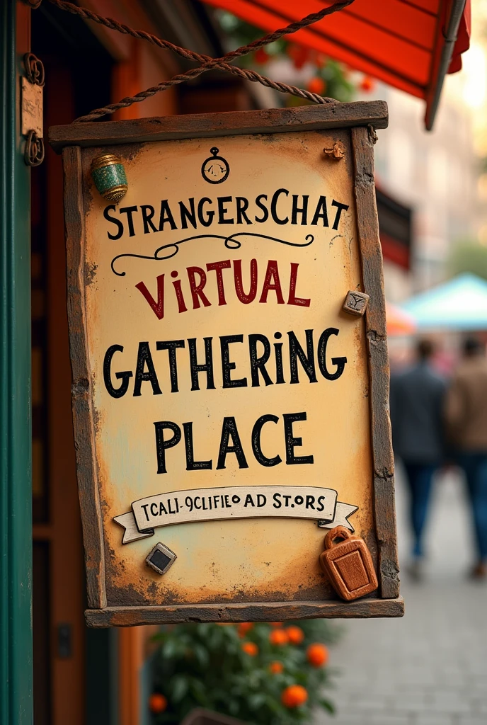 StrangersChat name board