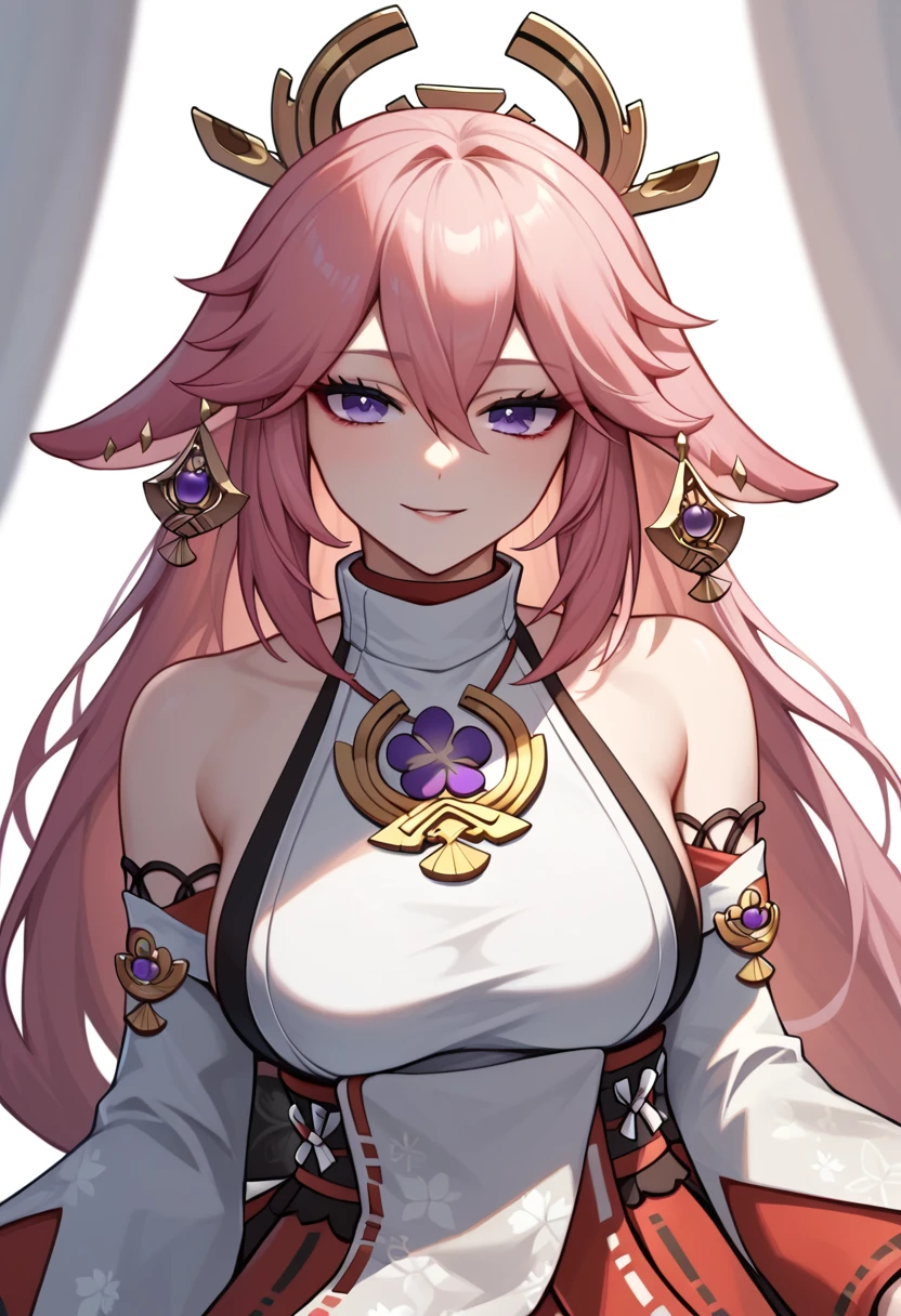 Yae miko with princess dress