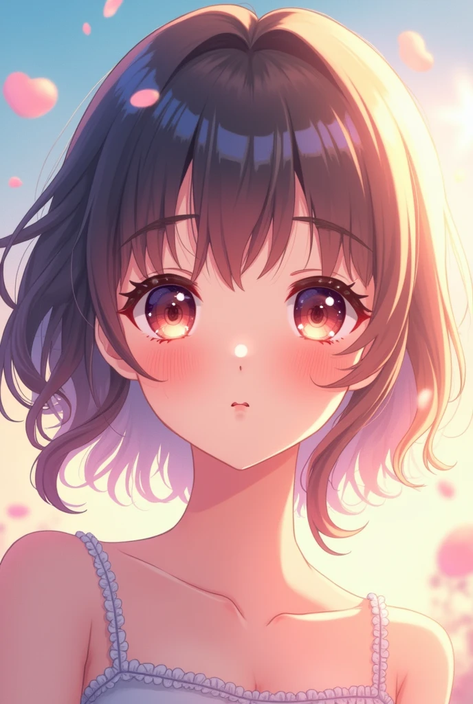Pretty anime girl